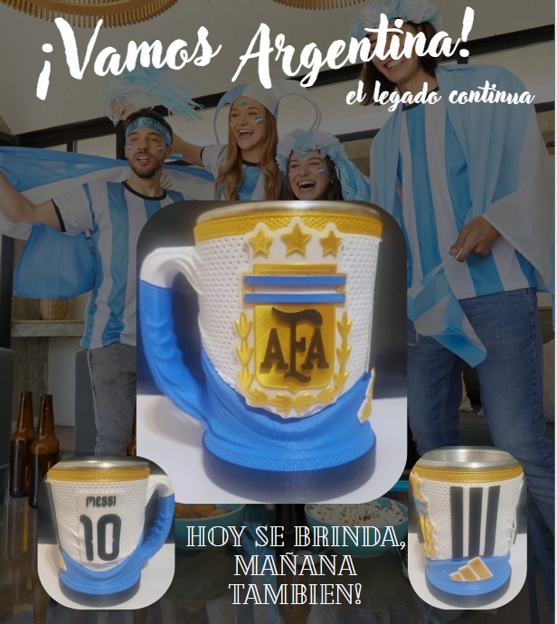 🏆 ¡EL SUEÑO SE RENUEVA Y SE ALIENTA CON TODO! 🇦🇷 CHOPS DE LA CAMISETA 500cc