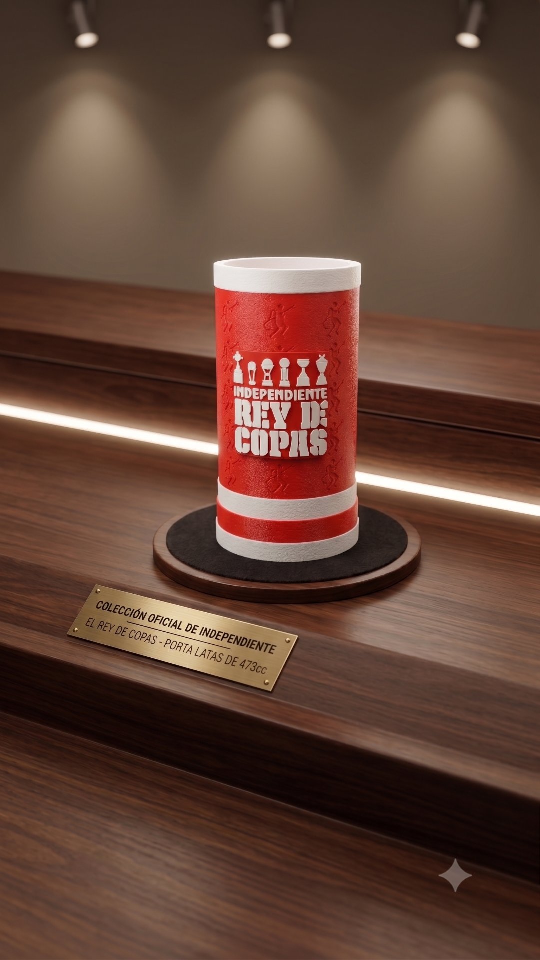 Porta Latas INDEPENTIENDE 🏆 ¡Tu pasión en cada detalle! 🔴⚪ 4