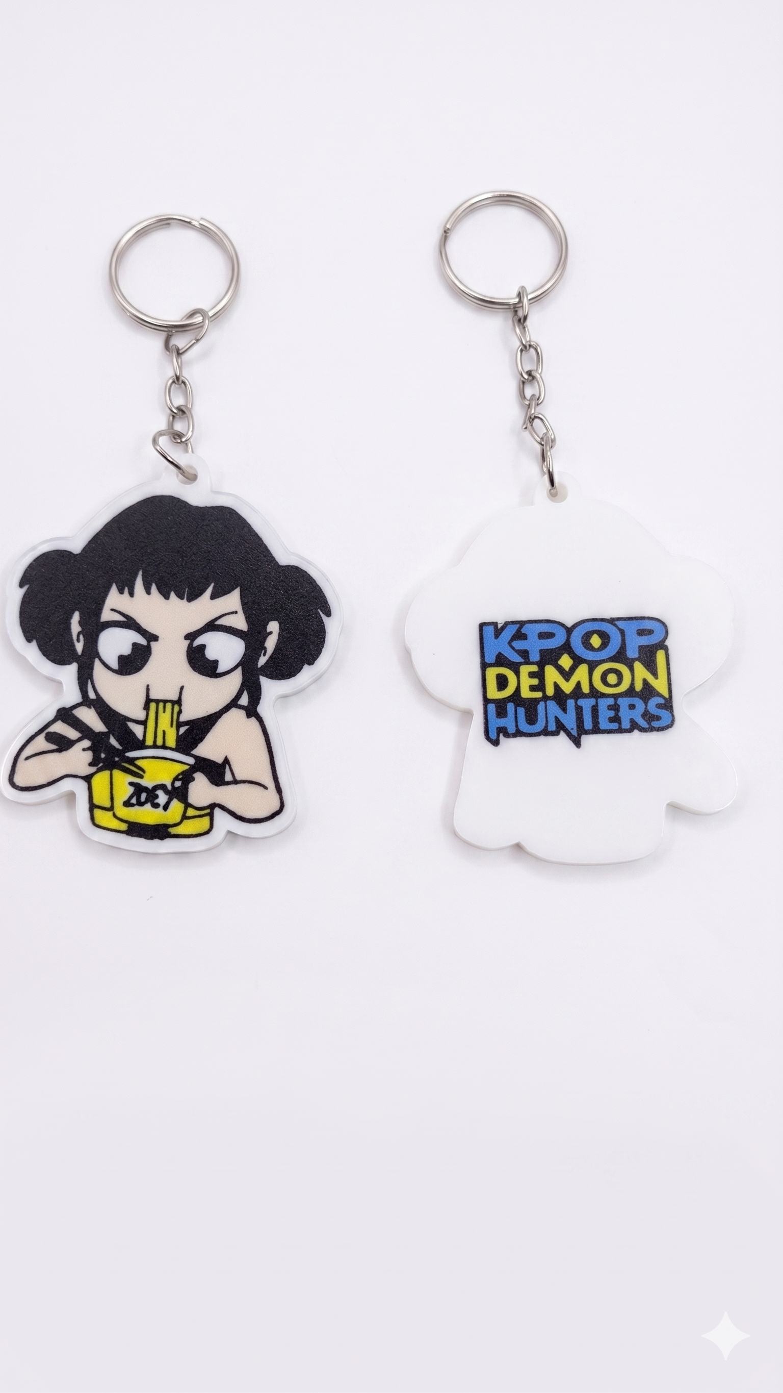 Llavero K-POP DEMON HUNTERS  rostro y logo 5