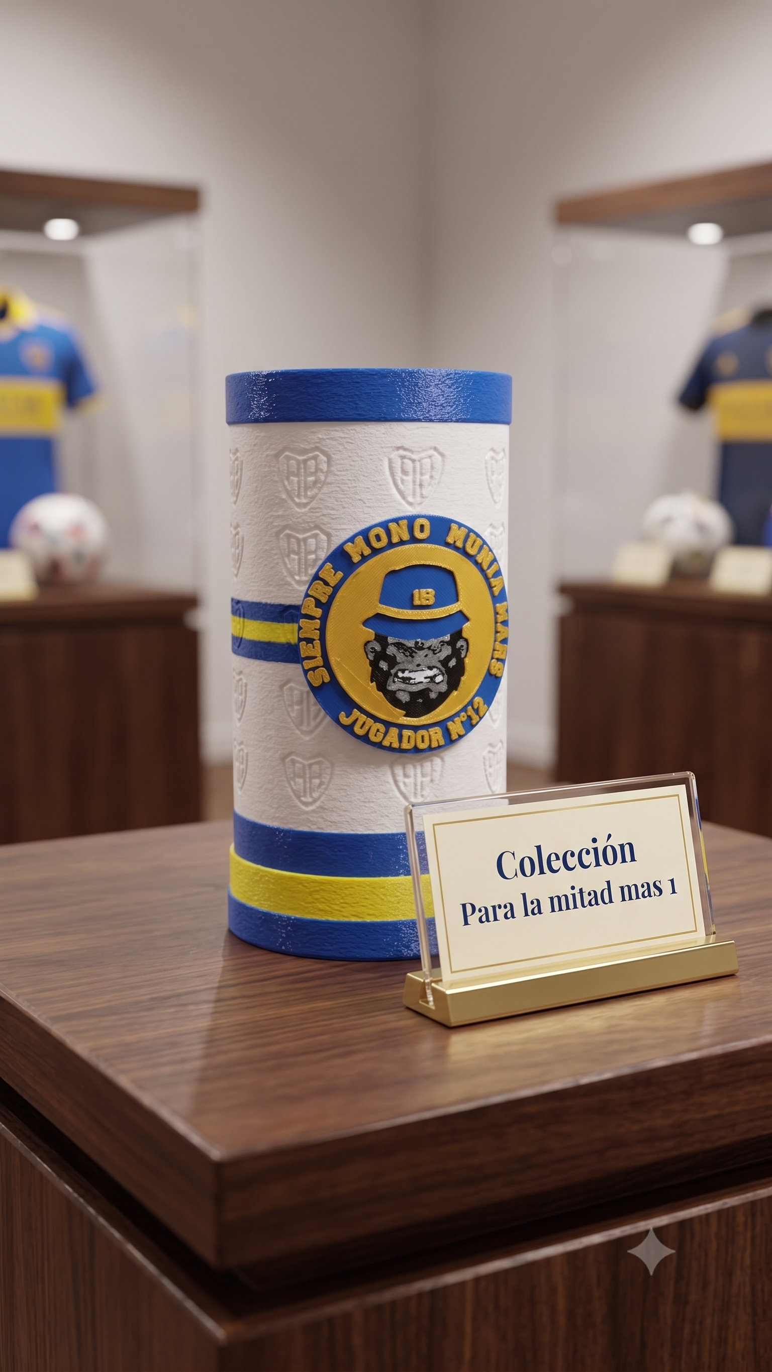 Porta Latas BOCA JUNIORS🏆 ¡Tu pasión en cada detalle! 🔴⚪ 3