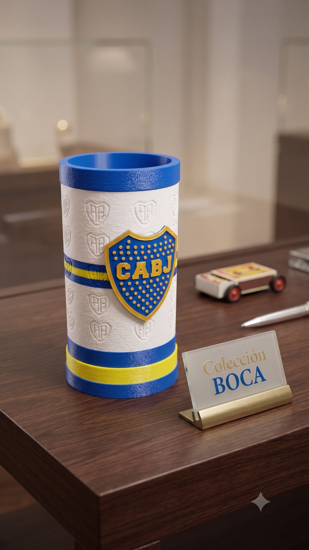 Porta Latas BOCA JUNIORS🏆 ¡Tu pasión en cada detalle! 🔴⚪ 4