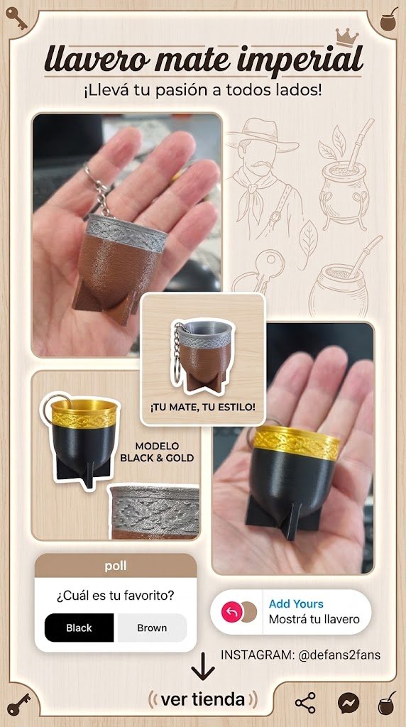 ¡El amor por el mate ahora te acompaña en las llaves! 🧉✨ 2