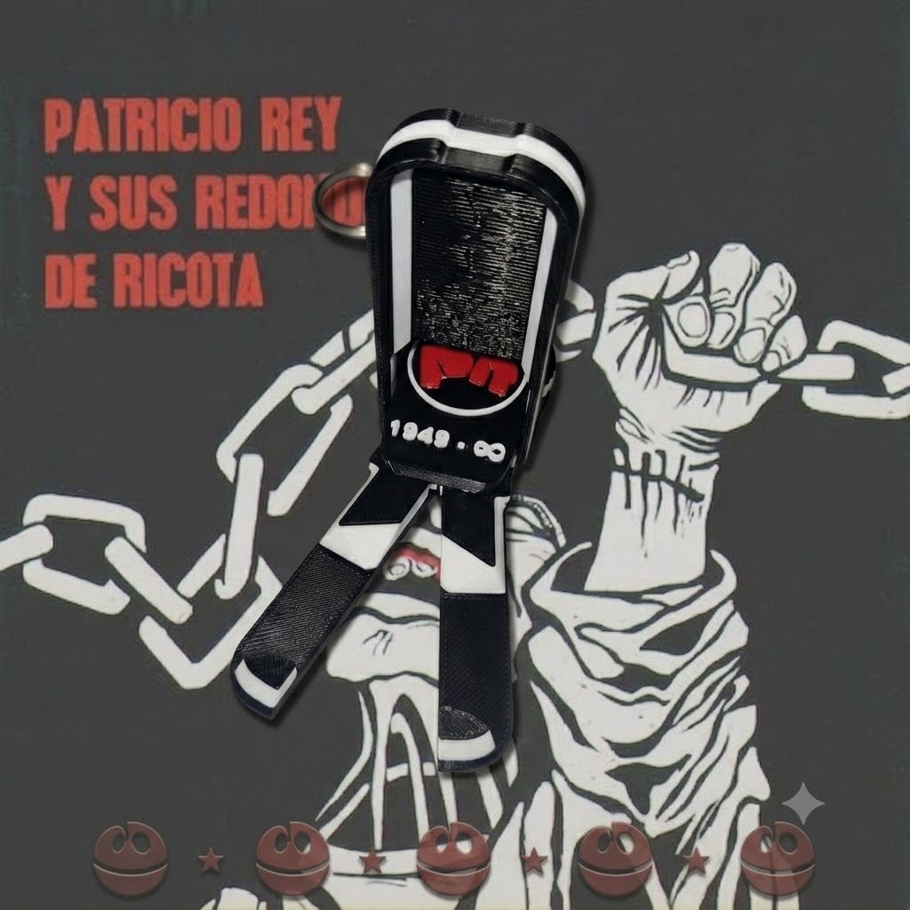 Homenaje Eterno: Soporte Celular y Llavero Indio Solari (1949-∞) 3